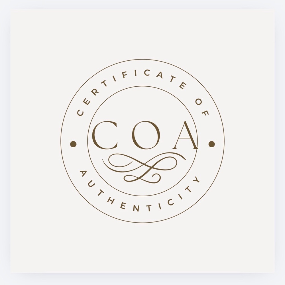 Certificate of Authenticity